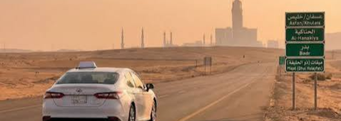 makkah to madinah taxi fare highway distance